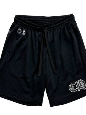 Black Men's Graphic Athletic Shorts - Unknown Brand